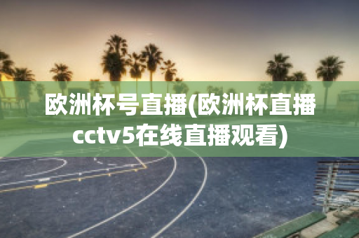 欧洲杯号直播(欧洲杯直播cctv5在线直播观看)