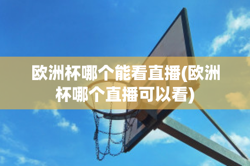 欧洲杯哪个能看直播(欧洲杯哪个直播可以看)