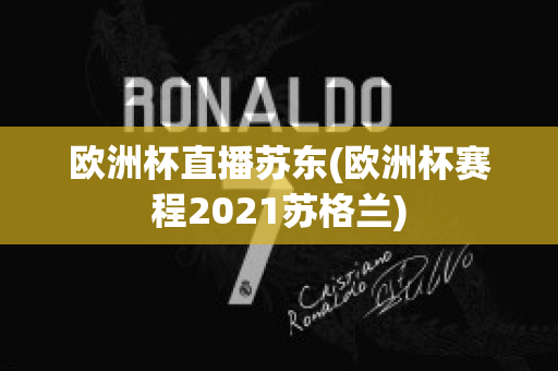 欧洲杯直播苏东(欧洲杯赛程2021苏格兰)