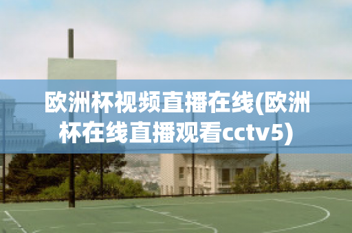 欧洲杯视频直播在线(欧洲杯在线直播观看cctv5)