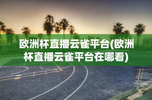 欧洲杯直播云雀平台(欧洲杯直播云雀平台在哪看)