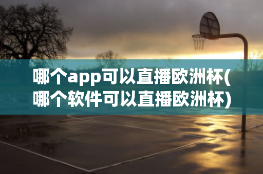 哪个app可以直播欧洲杯(哪个软件可以直播欧洲杯)