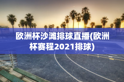 欧洲杯沙滩排球直播(欧洲杯赛程2021排球)