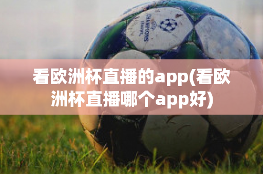 看欧洲杯直播的app(看欧洲杯直播哪个app好)