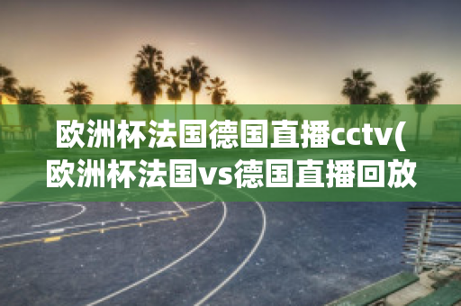 欧洲杯法国德国直播cctv(欧洲杯法国vs德国直播回放)