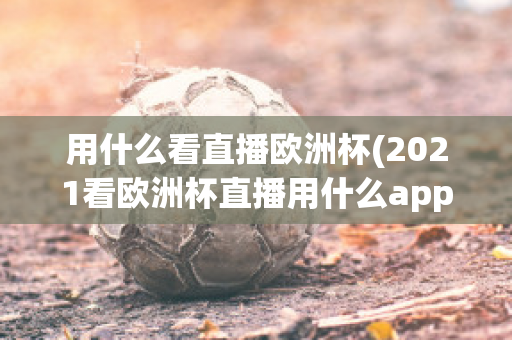 用什么看直播欧洲杯(2021看欧洲杯直播用什么app)