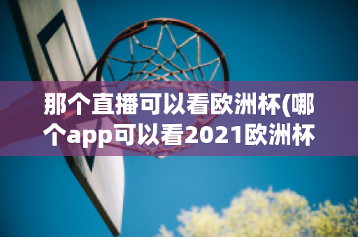 那个直播可以看欧洲杯(哪个app可以看2021欧洲杯直播)