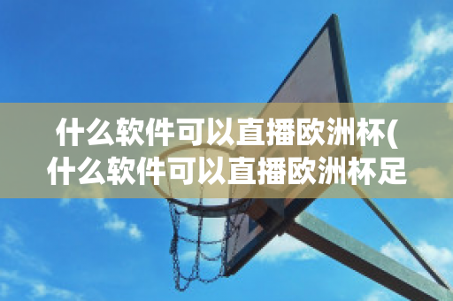 什么软件可以直播欧洲杯(什么软件可以直播欧洲杯足球比赛)