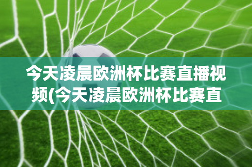 今天凌晨欧洲杯比赛直播视频(今天凌晨欧洲杯比赛直播视频在线观看)