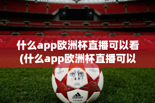 什么app欧洲杯直播可以看(什么app欧洲杯直播可以看nba)