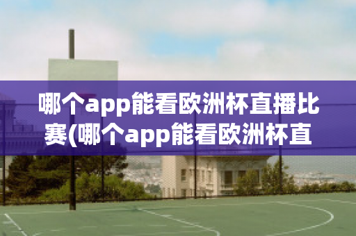 哪个app能看欧洲杯直播比赛(哪个app能看欧洲杯直播比赛回放)