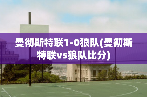 曼彻斯特联1-0狼队(曼彻斯特联vs狼队比分)