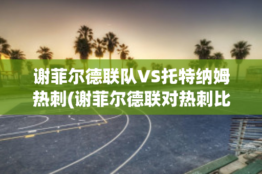 谢菲尔德联队VS托特纳姆热刺(谢菲尔德联对热刺比分预测)