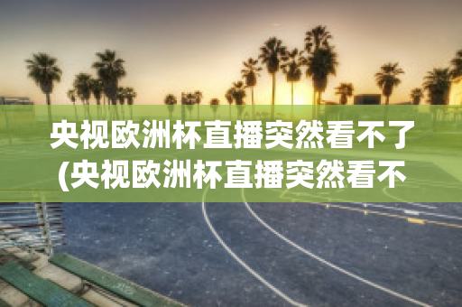 央视欧洲杯直播突然看不了(央视欧洲杯直播突然看不了怎么回事)