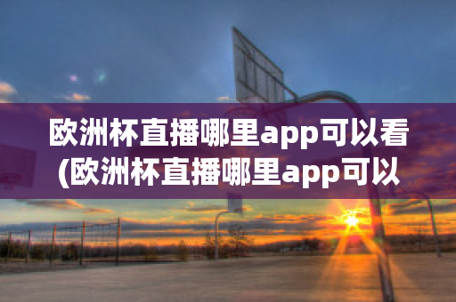 欧洲杯直播哪里app可以看(欧洲杯直播哪里app可以看回放)