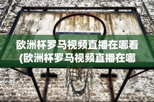 欧洲杯罗马视频直播在哪看(欧洲杯罗马视频直播在哪看回放)