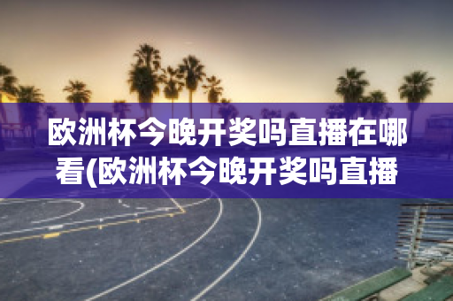 欧洲杯今晚开奖吗直播在哪看(欧洲杯今晚开奖吗直播在哪看回放)