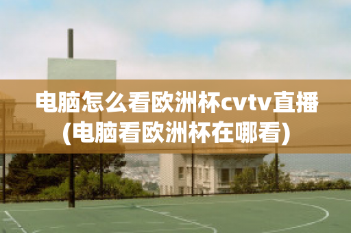 电脑怎么看欧洲杯cvtv直播(电脑看欧洲杯在哪看)