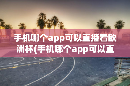 手机哪个app可以直播看欧洲杯(手机哪个app可以直播看欧洲杯直播)