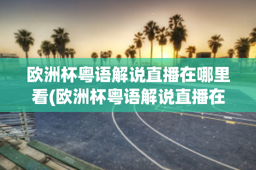 欧洲杯粤语解说直播在哪里看(欧洲杯粤语解说直播在哪里看回放)