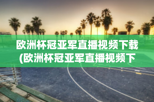 欧洲杯冠亚军直播视频下载(欧洲杯冠亚军直播视频下载网站)