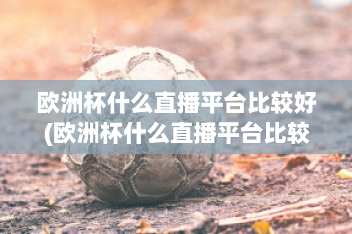 欧洲杯什么直播平台比较好(欧洲杯什么直播平台比较好一点)