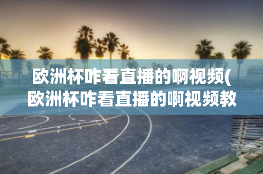 欧洲杯咋看直播的啊视频(欧洲杯咋看直播的啊视频教程)