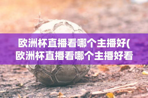 欧洲杯直播看哪个主播好(欧洲杯直播看哪个主播好看)