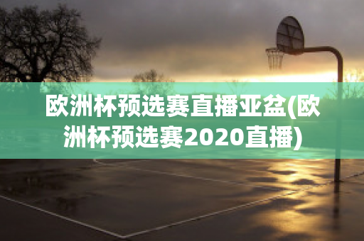 欧洲杯预选赛直播亚盆(欧洲杯预选赛2020直播)