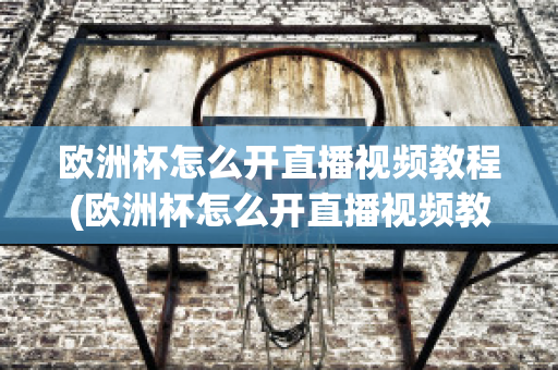 欧洲杯怎么开直播视频教程(欧洲杯怎么开直播视频教程全集)