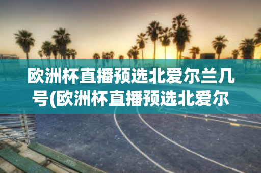 欧洲杯直播预选北爱尔兰几号(欧洲杯直播预选北爱尔兰几号比赛)