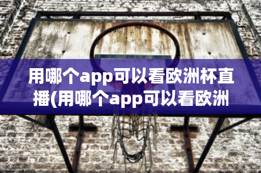 用哪个app可以看欧洲杯直播(用哪个app可以看欧洲杯直播视频)