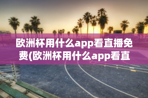 欧洲杯用什么app看直播免费(欧洲杯用什么app看直播免费软件)