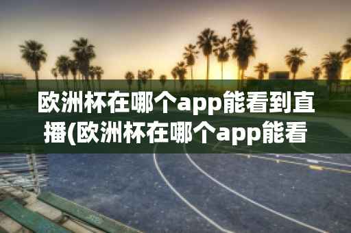 欧洲杯在哪个app能看到直播(欧洲杯在哪个app能看到直播)