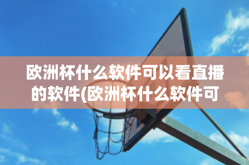 欧洲杯什么软件可以看直播的软件(欧洲杯什么软件可以看直播的软件啊)