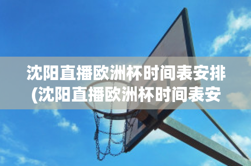 沈阳直播欧洲杯时间表安排(沈阳直播欧洲杯时间表安排图)