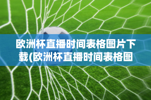 欧洲杯直播时间表格图片下载(欧洲杯直播时间表格图片下载软件)