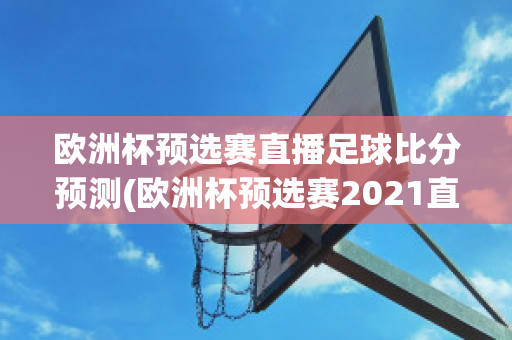 欧洲杯预选赛直播足球比分预测(欧洲杯预选赛2021直播)