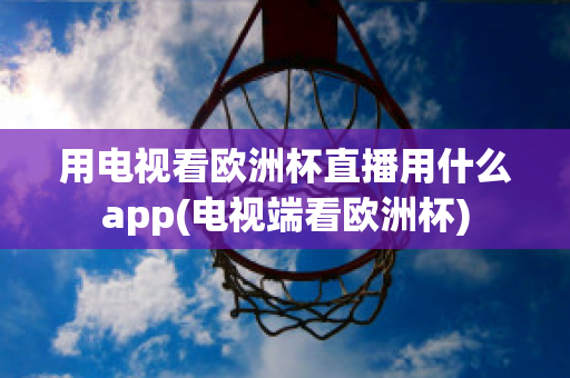 用电视看欧洲杯直播用什么app(电视端看欧洲杯)