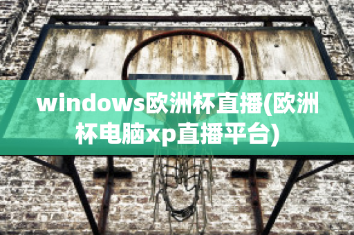 windows欧洲杯直播(欧洲杯电脑xp直播平台)