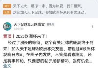 央视欧洲杯直播时间表出炉:央视欧洲杯直播时间表出炉